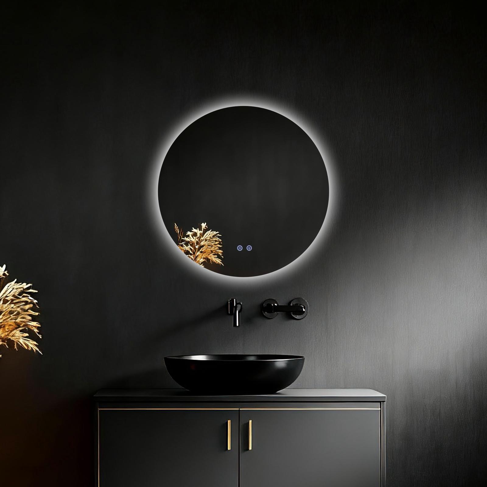 מראת לד עגולה LUNA